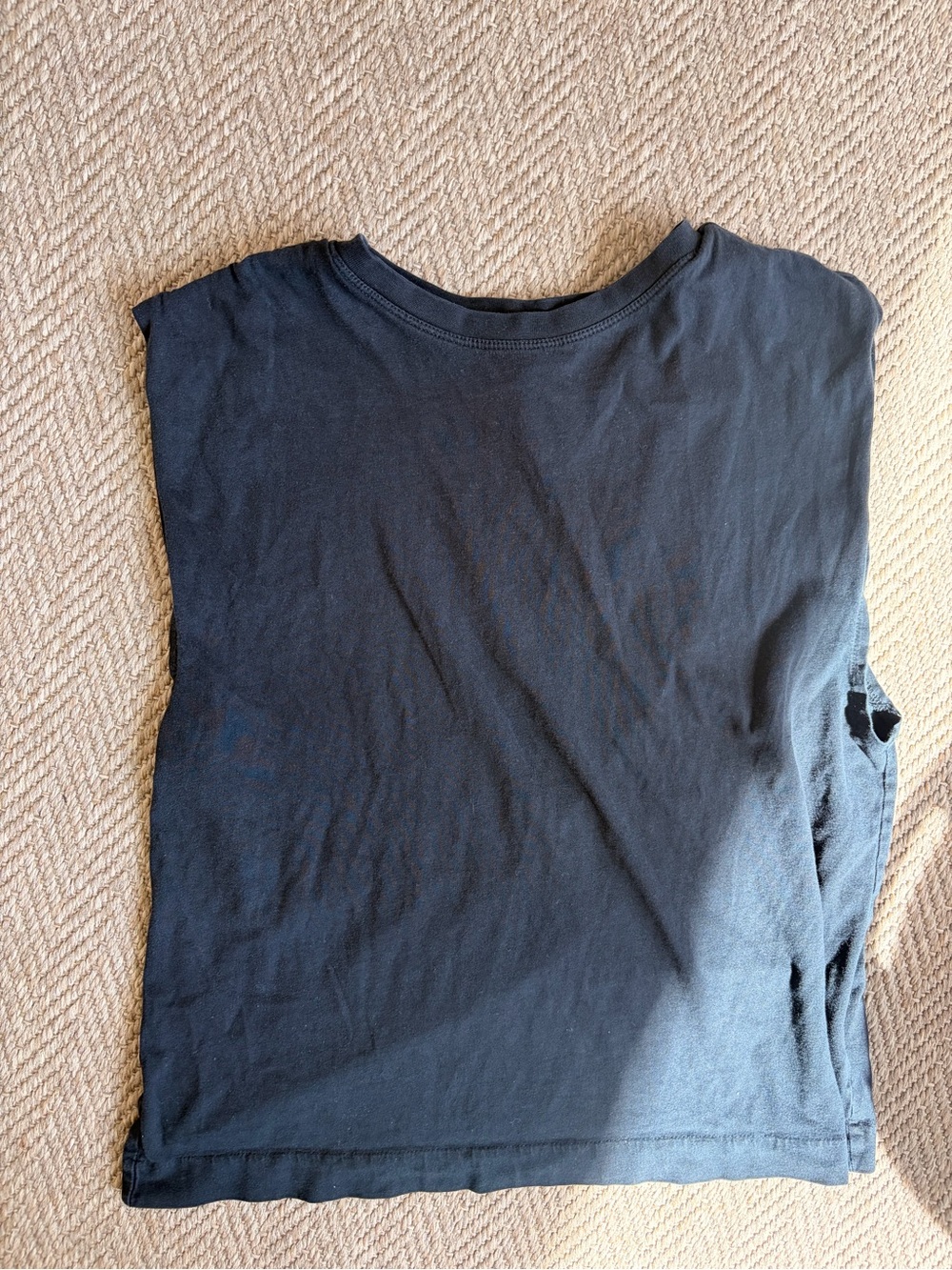 H&M Black Muscle Tee Size Small